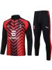 Bild von AC Milan 2023-2024 Men's White Football Training Tracksuit (Zip-Neck Top & Soccer Pants)
