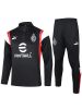 Bild von AC Milan 2023-2024 Men's White Football Training Tracksuit (Zip-Neck Top & Soccer Pants)