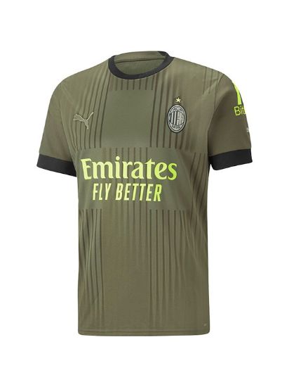Image de AC Milan 2022-2023 Men's Third Football Shirt (3rd Shirt): Football Sports Tops, Men's Football Uniform